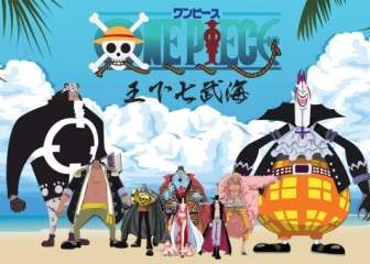Vektor One Piece Raja Dari Laut Di Bawah Lengan Tujuh