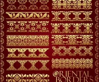 Vector Ornate Traditional Floral Border