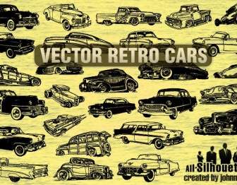 Vector Retro Cars