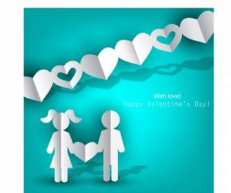 Vektor Silhouette Valentine39s Bahagia Hari Cinta