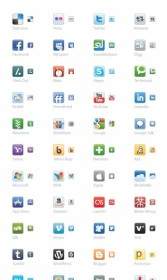 Vector Social Media Icons Iconos Pack