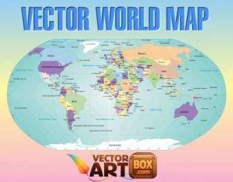 Mapa Del Mundo Vector