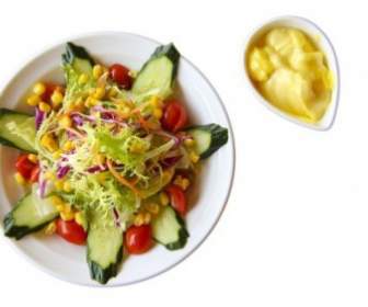 蔬菜沙拉的透明 Png 格式清晰圖片
