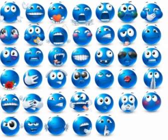 Very Emotional Emoticons Icons Pack