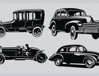Pack Silhouette Vintage Voiture