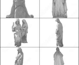 Escova De Estátua De Virgens