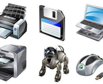 Vista Computer Gadgets Symbole Icons Pack