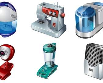 Vista Electrical Appliances Icons Pack