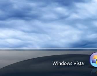 วิสต้าฟ้ารูปพื้นหลังเดสก์ท็อป Windows Vista คอมพิวเตอร์