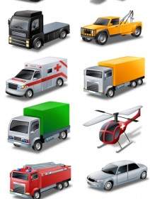 Vista Style Transport Icon Set Icons Pack