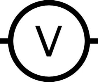 Volt Meter Symbol Clip Art