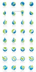 Water Droplets Round Heartshaped Vector Graphics And Other Practical