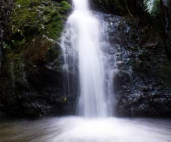 Wasserfall Wasser Seidig