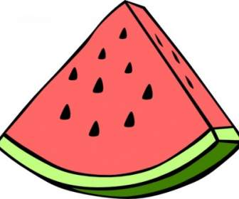 Wassermelone Keil ClipArt