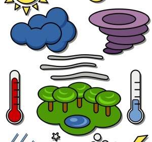Wetter Diagramm Symbole