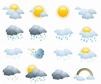 Wetter-Symbole-Tage-Vorhersage