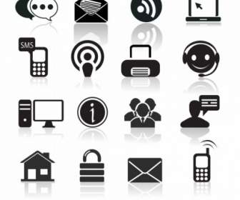 ícones Da Web E Comunicação