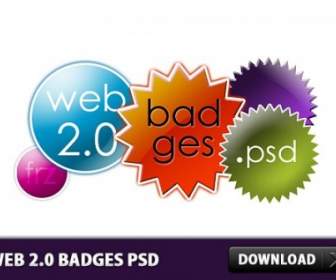 Web Badges Free Psd