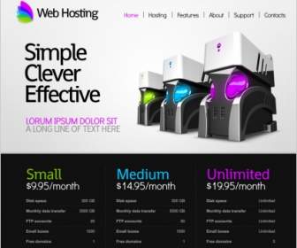 Web-hosting-Vorlage