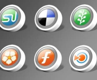 Webdev Social Bookmark Icons Pack