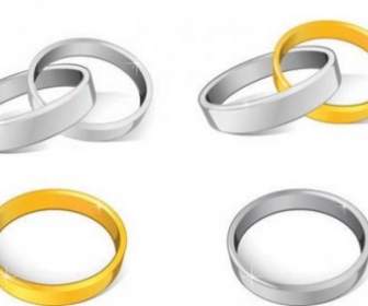 Wedding Rings Vector