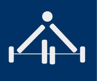 Gewichtheben-Piktogramm