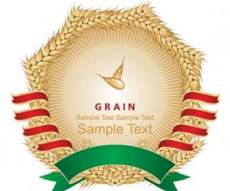 Wheat And Labels Vector