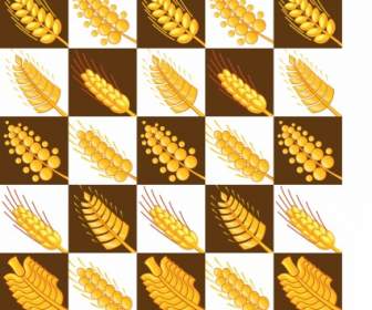 Wheat Pattern Vector