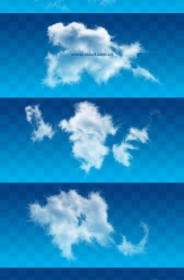 Weiße Wolken Psd Ebenen Hoch Bilder