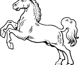 White Horse Clip Art