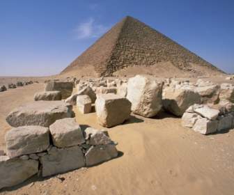 백색 피라미드 벽지 이집트 세계