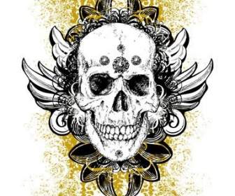 Wicked Vector Skull Illustration