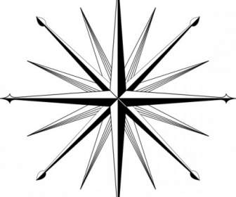 Windrose Compass Rose ClipArt