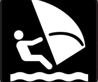 Wind Surfing Clip Art