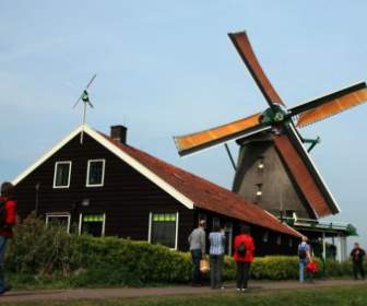 Windmill In Zaanse Schans