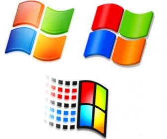 Pacote De ícones De ícones De Logotipo De Sistema Windows