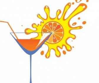 Wine And Fruit Juices High Cartoon Vector
