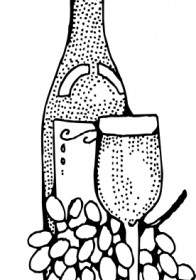 Botol Anggur Dan Kaca Clip Art