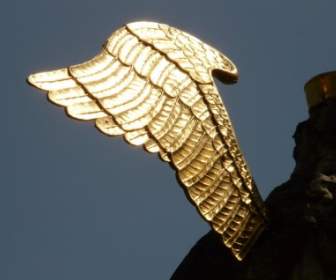 Złoty Anioł Skrzydła