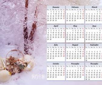 Winter Calendar For