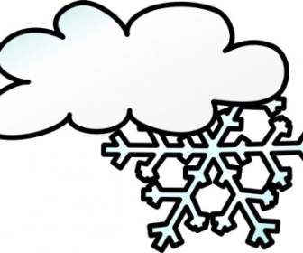 Inverno Nuvem Snow Flake Clip-art