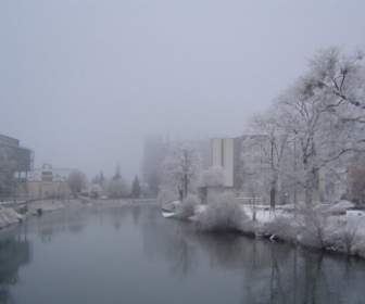 冬季斯特拉斯堡欧洲议会