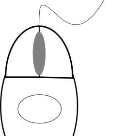 Wired Mouse Clip Art