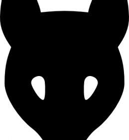 Wolf Head Silhouette Clip Art