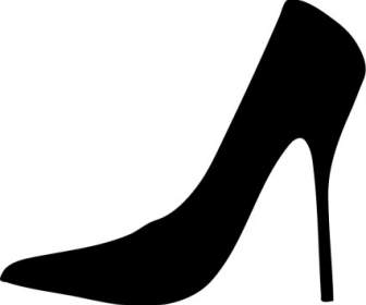 女性の靴シルエット