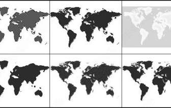 Escova De Mapa Do Mundo