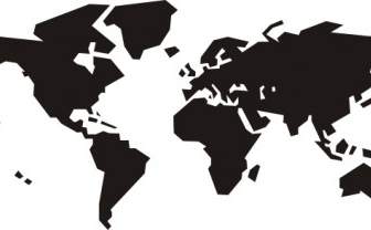 Mapa świata Clipart