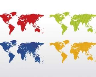Colores Del Mapa Mundial