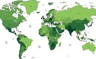 Vector Mapa De Mundo