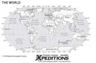 Vector Del Mapa De Mundo